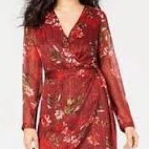 Guess Floral Dress with long sleeves